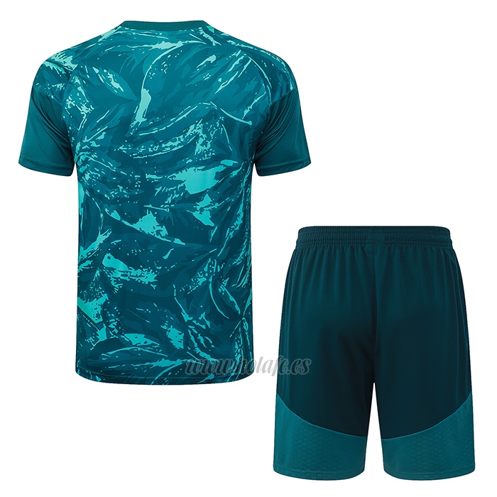 Chandal del Real Madrid Manga Corta 2026-2027 Verde - Pantalon Corto